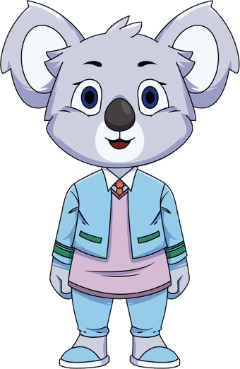 Cooee, the koala mascot for the NextGen Olympiad junior division