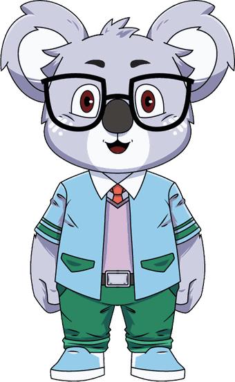 Bunji, the koala mascot for the NextGen Olympiad senior division